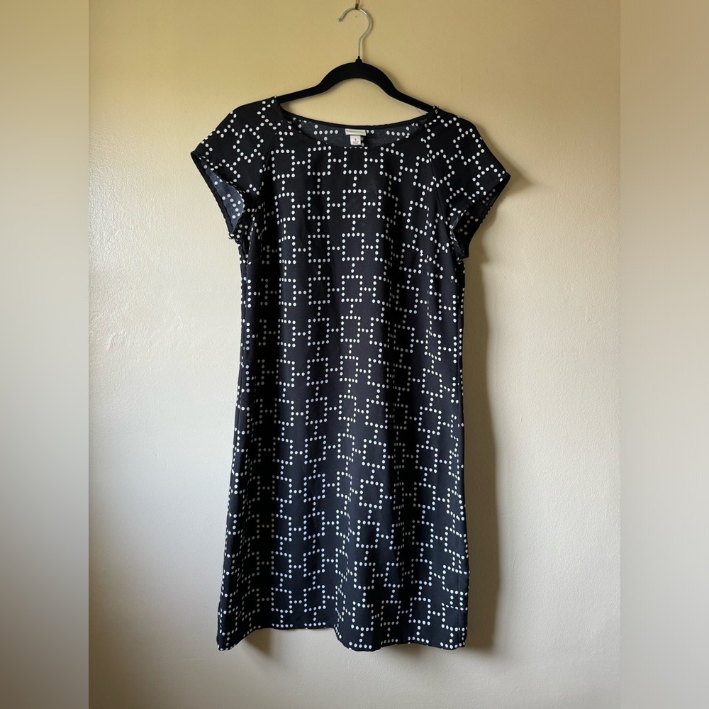 Merona black and white dress
